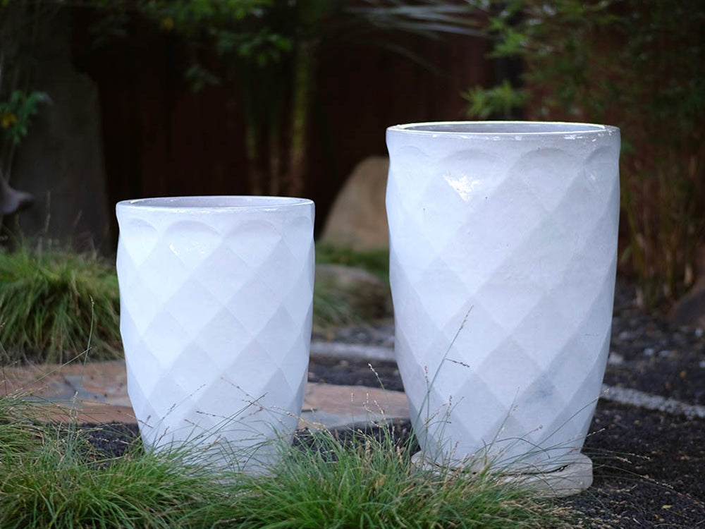 Tall Diamond Planter - Set of 2