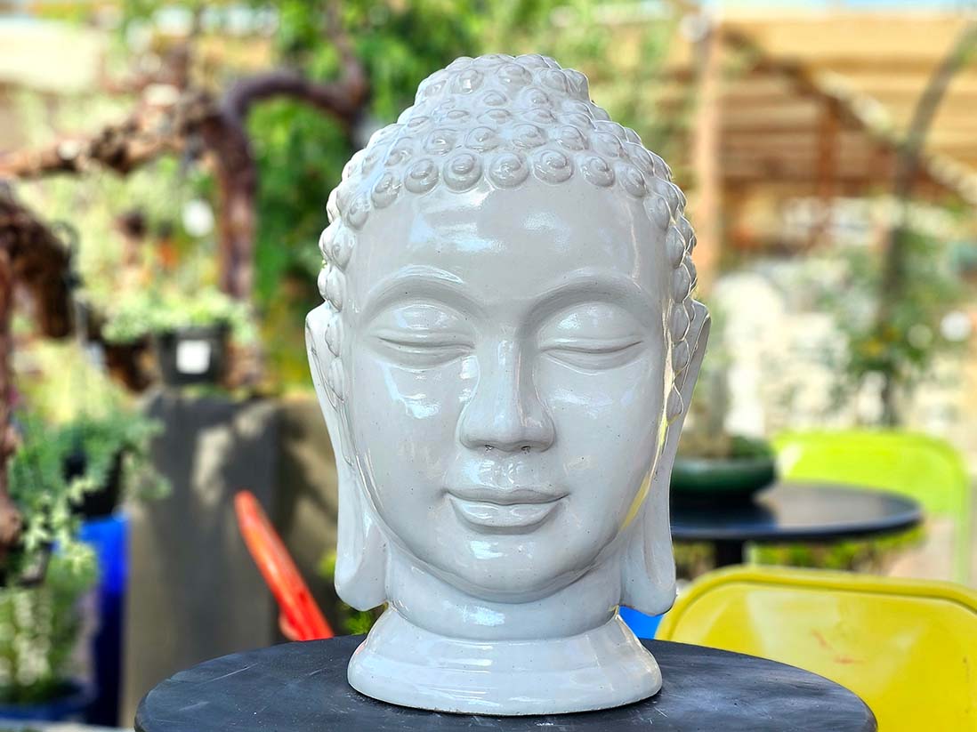 Buddha Head – JACKALOPE POTTERY